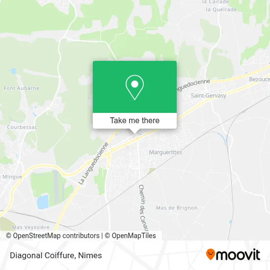 Diagonal Coiffure map
