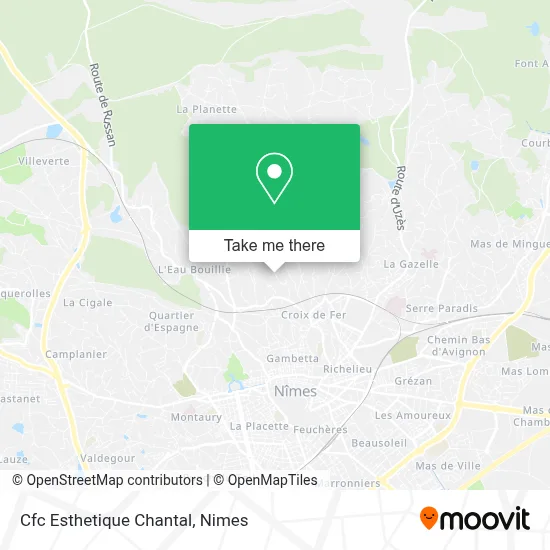 Cfc Esthetique Chantal map