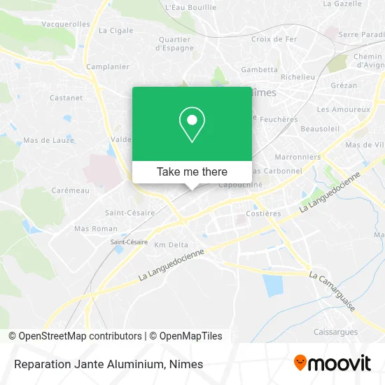 Reparation Jante Aluminium map