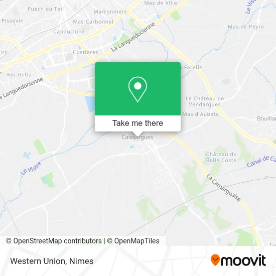 Western Union map
