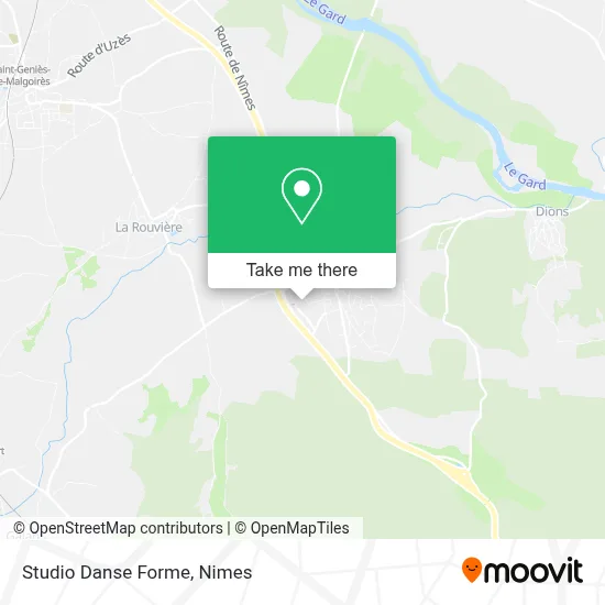 Studio Danse Forme map