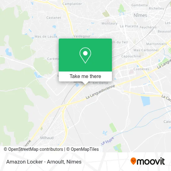 Amazon Locker - Arnoult map