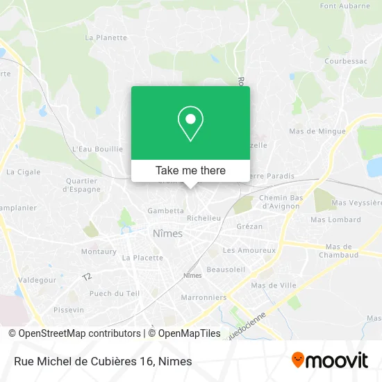 Rue Michel de Cubières 16 map