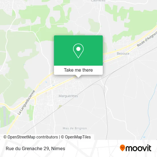 Rue du Grenache 29 map