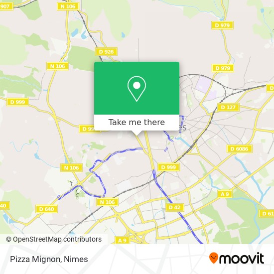 Mapa Pizza Mignon