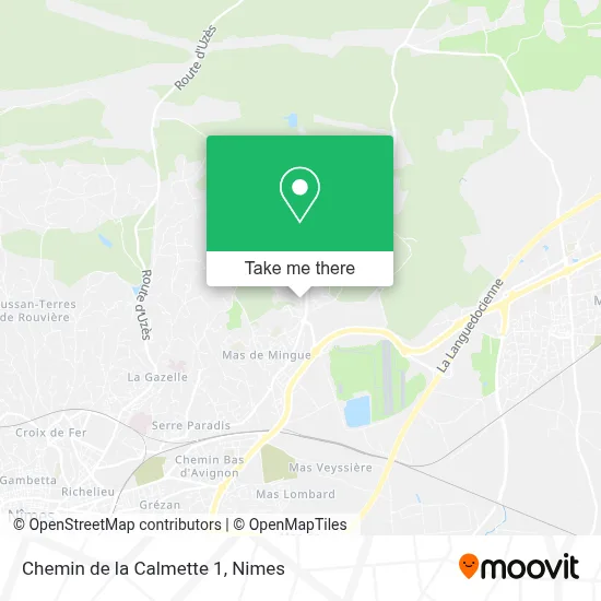 Chemin de la Calmette 1 map