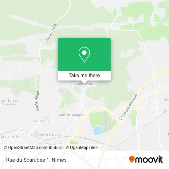 Rue du Scarabée 1 map