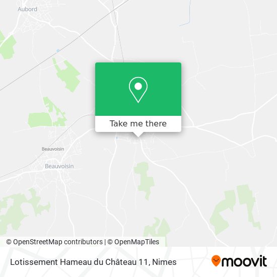 Lotissement Hameau du Château 11 map