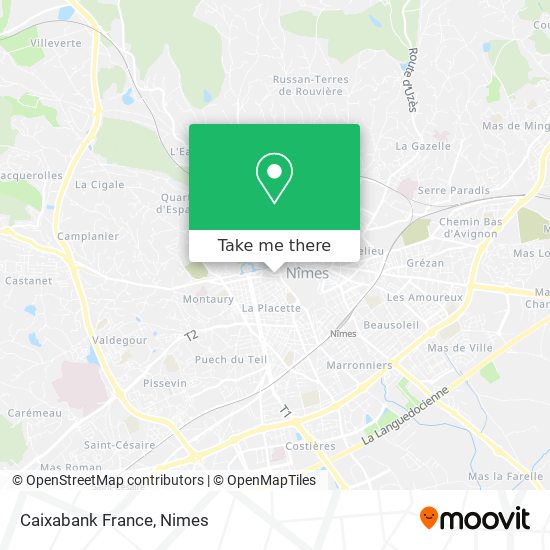 Mapa Caixabank France