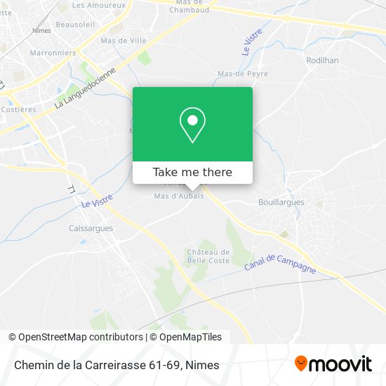 Chemin de la Carreirasse 61-69 map