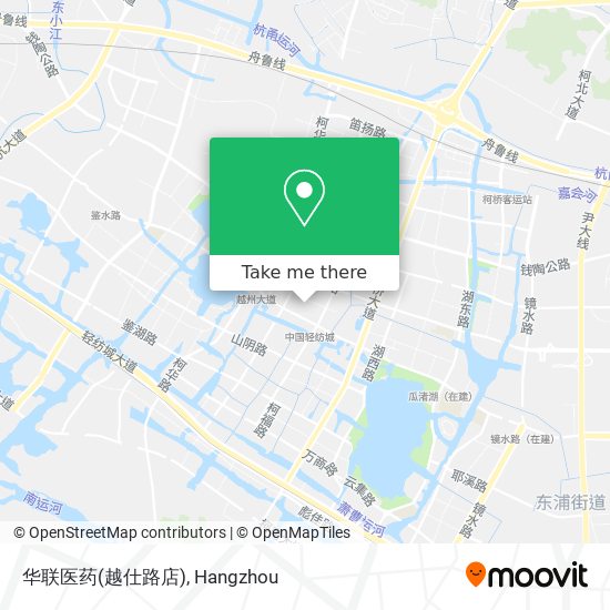 华联医药(越仕路店) map