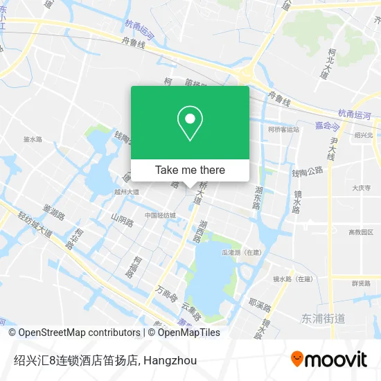 绍兴汇8连锁酒店笛扬店 map