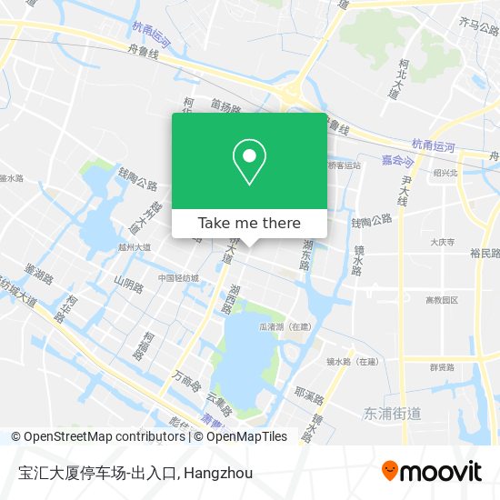 宝汇大厦停车场-出入口 map