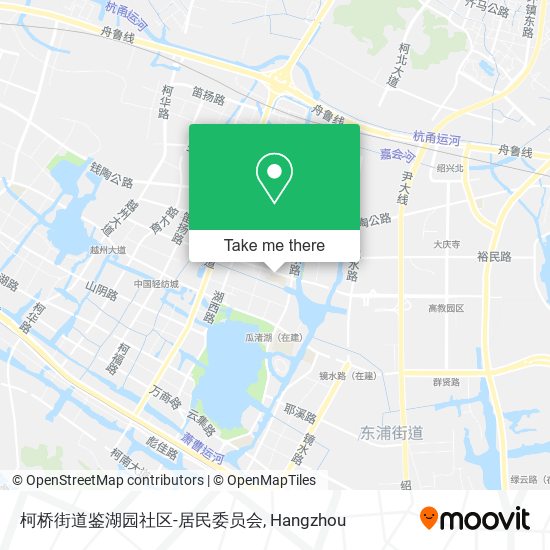 柯桥街道鉴湖园社区-居民委员会 map