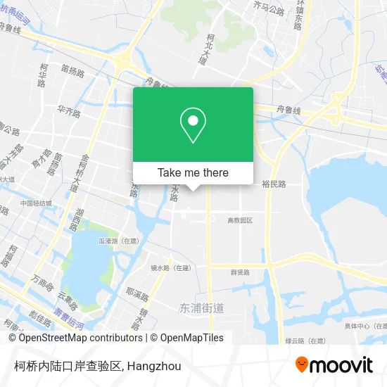 柯桥内陆口岸查验区 map