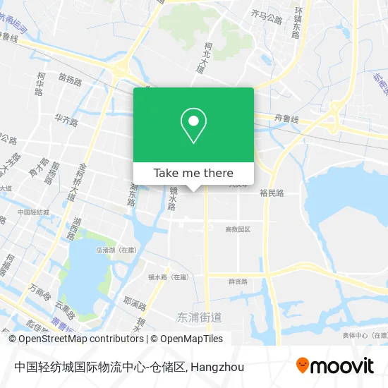 中国轻纺城国际物流中心-仓储区 map