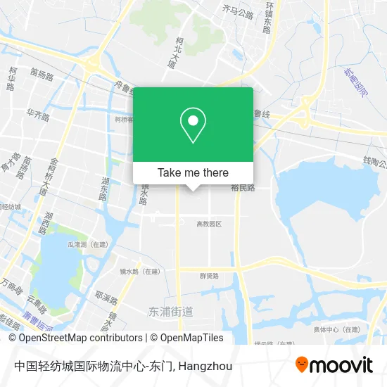 中国轻纺城国际物流中心-东门 map