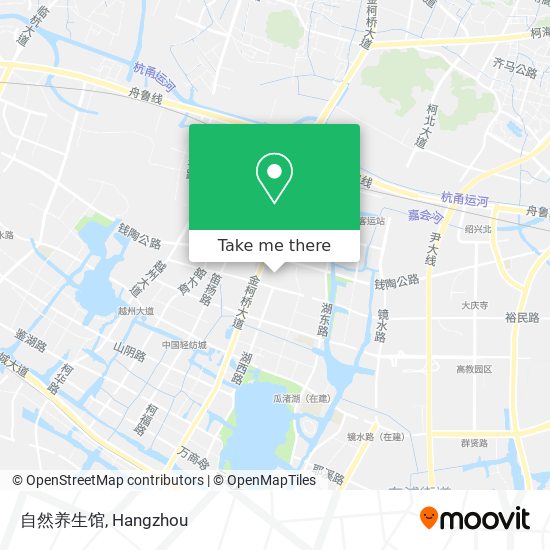 自然养生馆 map