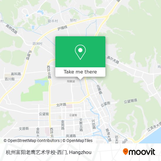 杭州富阳老鹰艺术学校-西门 map