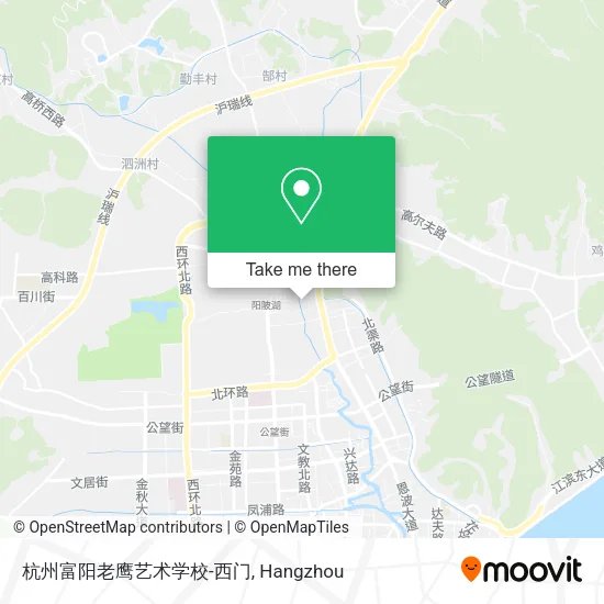 杭州富阳老鹰艺术学校-西门 map