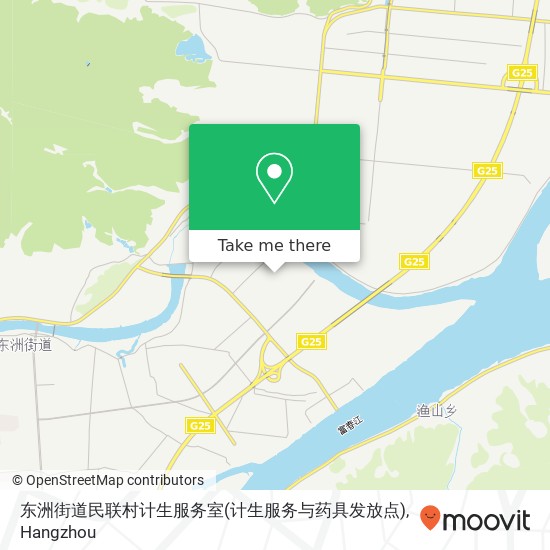 东洲街道民联村计生服务室(计生服务与药具发放点) map