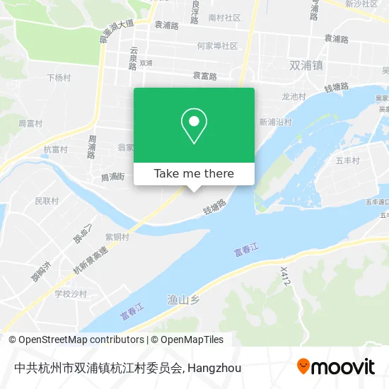 中共杭州市双浦镇杭江村委员会 map