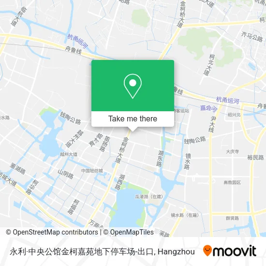 永利·中央公馆金柯嘉苑地下停车场-出口 map