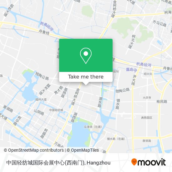 中国轻纺城国际会展中心(西南门) map