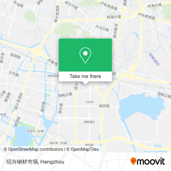 绍兴钢材市场 map