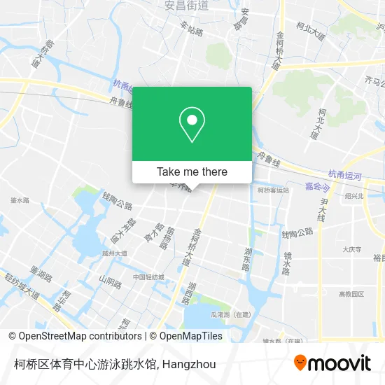 柯桥区体育中心游泳跳水馆 map