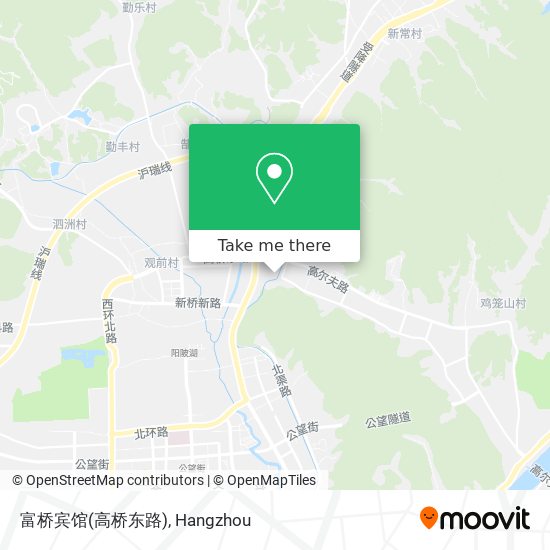 富桥宾馆(高桥东路) map