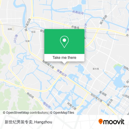 新世纪男装专卖 map