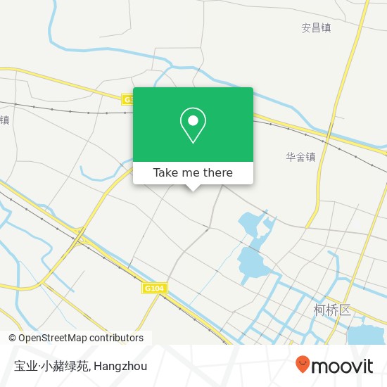 宝业·小赭绿苑 map