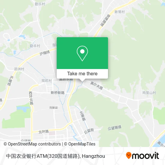 中国农业银行ATM(320国道辅路) map
