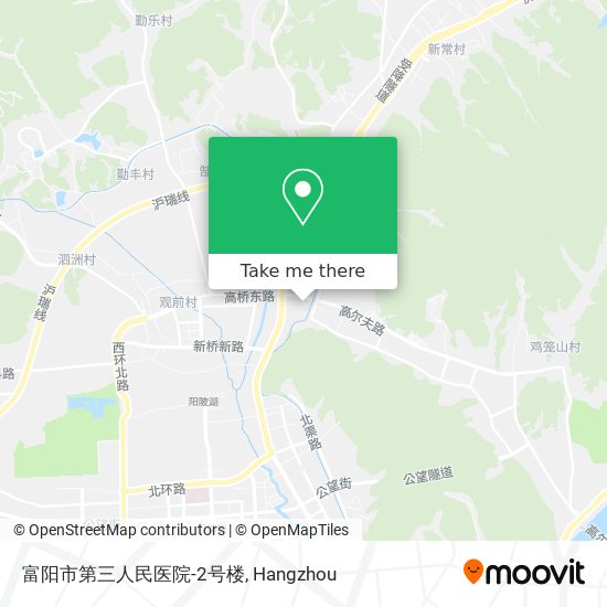 富阳市第三人民医院-2号楼 map