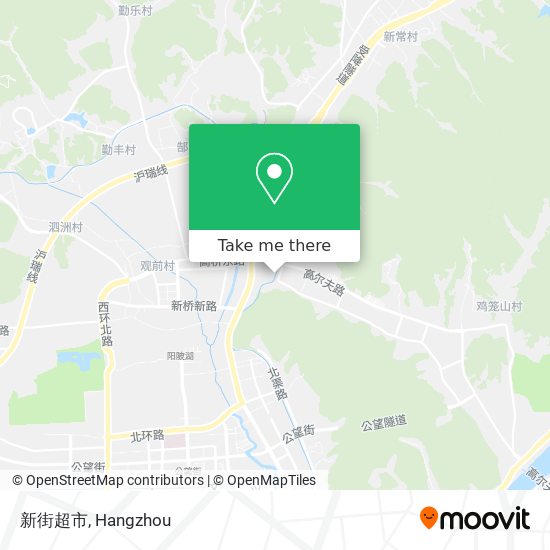 新街超市 map
