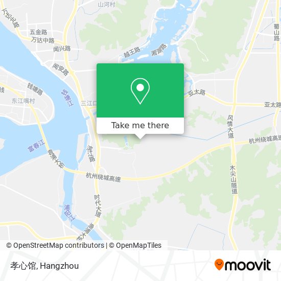 孝心馆 map