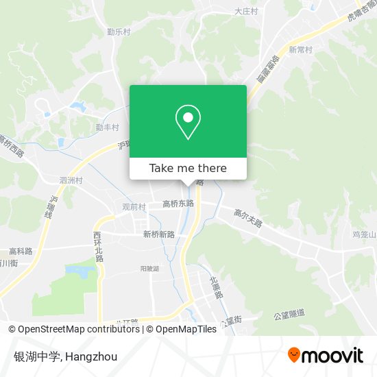 银湖中学 map