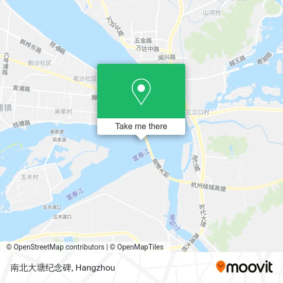 南北大塘纪念碑 map