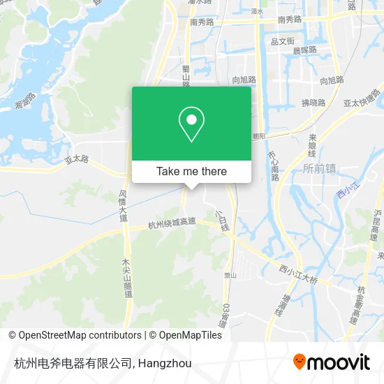杭州电斧电器有限公司 map