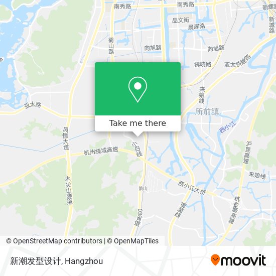 新潮发型设计 map