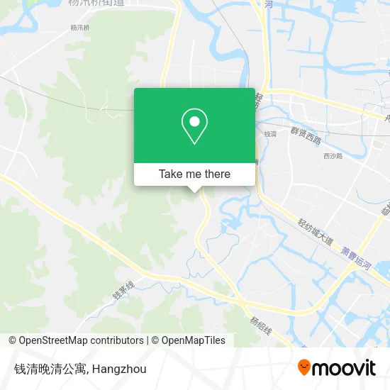 钱清晚清公寓 map