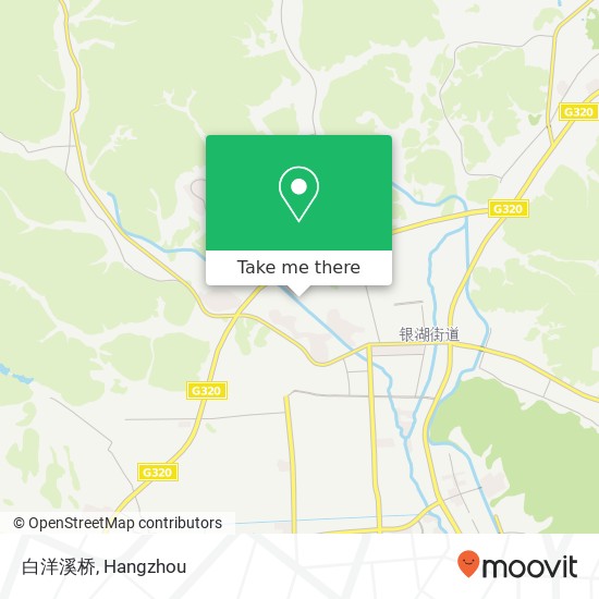 白洋溪桥 map