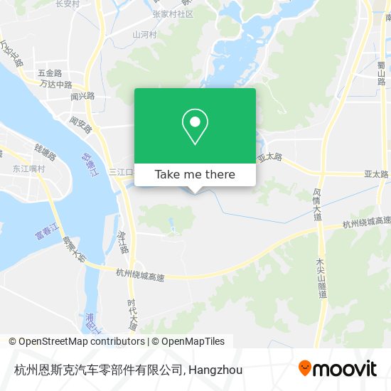杭州恩斯克汽车零部件有限公司 map