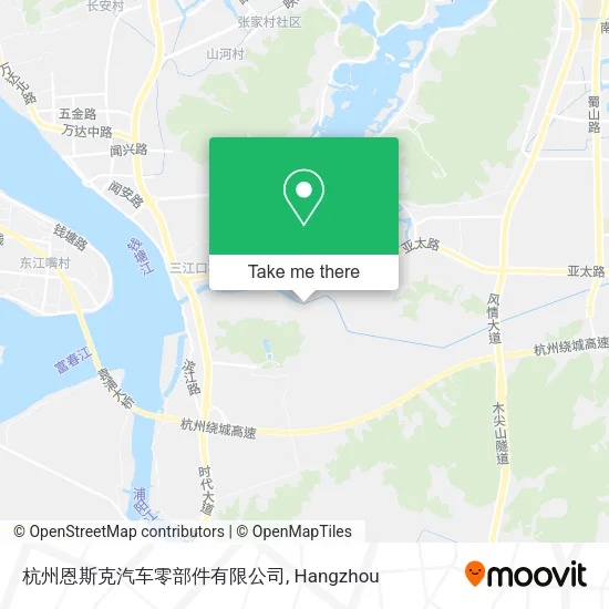 杭州恩斯克汽车零部件有限公司 map