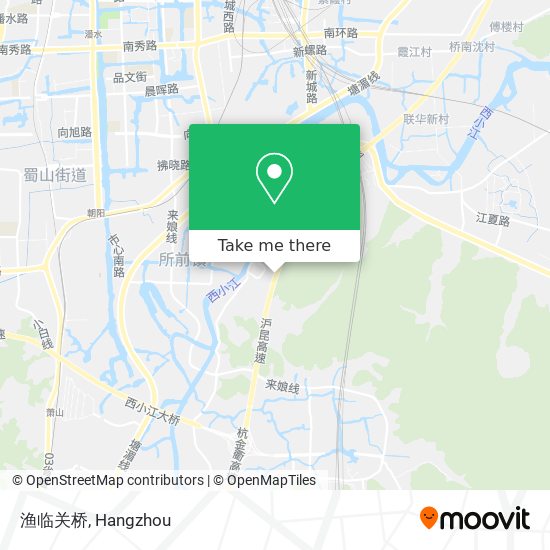 渔临关桥 map