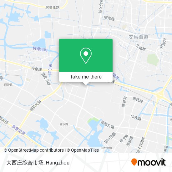 大西庄综合市场 map