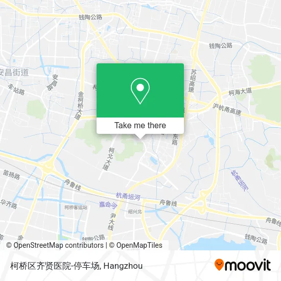 柯桥区齐贤医院-停车场 map