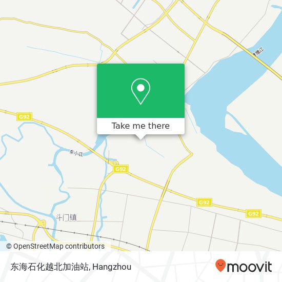 东海石化越北加油站 map