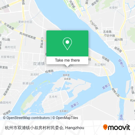 杭州市双浦镇小叔房村村民委会 map